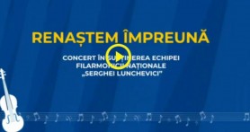 LIVE // Concertul în susținerea echipei Filarmonicii Naționale organizat cu suportul UE